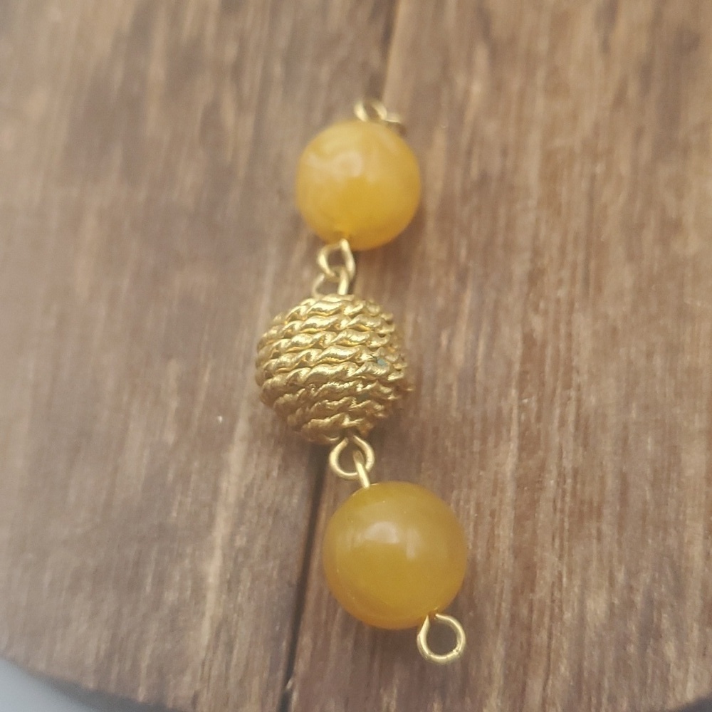 Lemon drop gilded age pendant‎